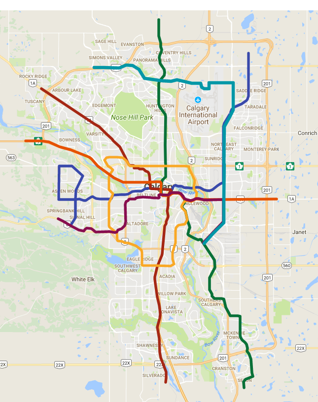 Calgary Transit Ctrain Map Calgary Transit Fantasy Maps | Page 2 | Skyrisecalgary